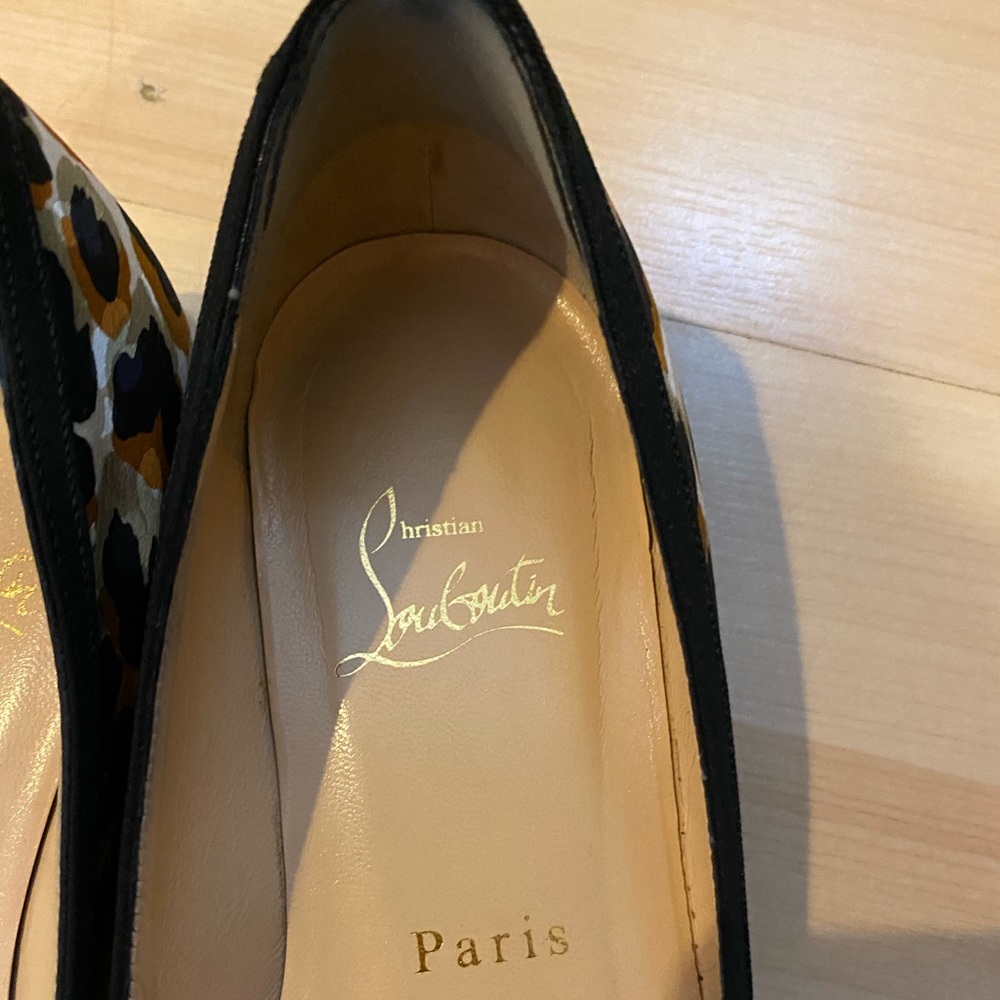 💯Christian Louboutin Balinodono Leopard Flats - Picture 4 of 7